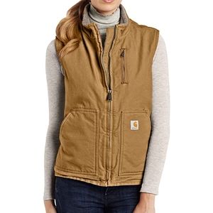 Carhartt Mock Neck Sherpa lined vest